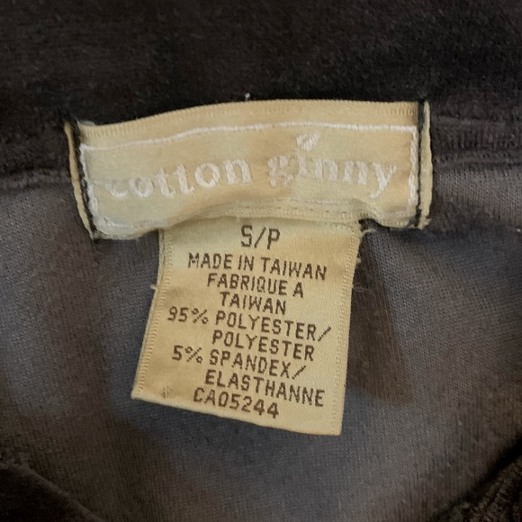 Cotton Ginny S Vintage velour button down collar cuff Friends grunge Y2K boho - Picture 5 of 7